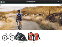 Tablet Screenshot of countycycles.com